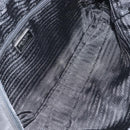PRADA Tote Bag Nylon Black Silver Auth bs32081-10