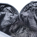 PRADA Tote Bag Nylon Black Silver Auth bs32081-21