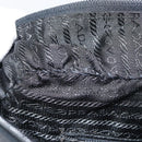 PRADA Tote Bag Nylon Black Silver Auth bs32081-23