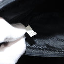 PRADA Tote Bag Nylon Black Silver Auth bs32081-11
