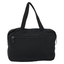 PRADA Tote Bag Nylon Black Silver Auth bs32081-2
