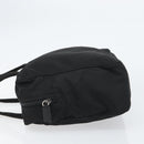 PRADA Tote Bag Nylon Black Silver Auth bs32081-4