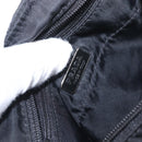 PRADA Tote Bag Nylon Black Silver Auth bs32082-18