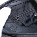 PRADA Tote Bag Nylon Black Silver Auth bs32082-21