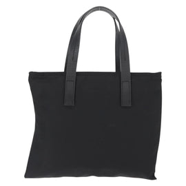 PRADA Tote Bag Nylon Black Silver Auth bs32082 - 0