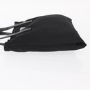PRADA Tote Bag Nylon Black Silver Auth bs32082-4
