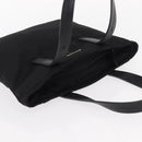 PRADA Tote Bag Nylon Black Silver Auth bs32082-6