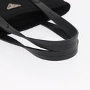 PRADA Tote Bag Nylon Black Silver Auth bs32082-7