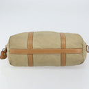 PRADA Tote Bag Nylon Beige Silver Auth bs32083-9