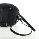 PRADA Backpack Nylon Black Silver Auth bs32084-9