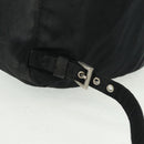 PRADA Backpack Nylon Black Silver Auth bs32084-15