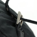 PRADA Backpack Nylon Black Silver Auth bs32084-16