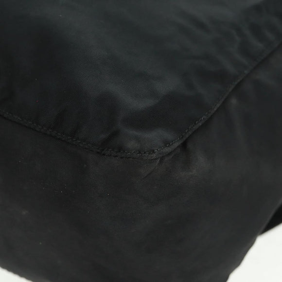PRADA Backpack Nylon Black Silver Auth bs32084