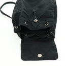 PRADA Backpack Nylon Black Silver Auth bs32084-23