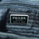 PRADA Backpack Nylon Black Silver Auth bs32084-24