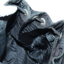 PRADA Backpack Nylon Black Silver Auth bs32084-25