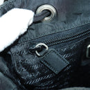 PRADA Backpack Nylon Black Silver Auth bs32084-27