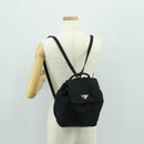 PRADA Backpack Nylon Black Silver Auth bs32084-29