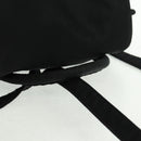 PRADA Backpack Nylon Black Silver Auth bs32084-8
