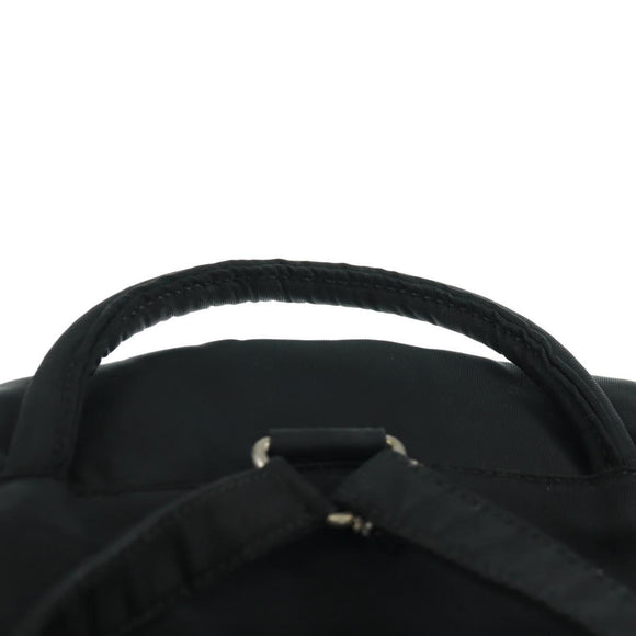 PRADA Backpack Nylon Black Silver Auth bs32084