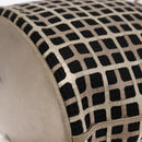 CHANEL Chain Shoulder Bag Nylon Leather Black Gold CC Auth bs32086-13