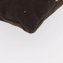 SAINT LAURENT Tote Bag Canvas Black Silver 123435 Auth bs32088-9