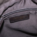 SAINT LAURENT Tote Bag Canvas Black Silver 123435 Auth bs32088-17