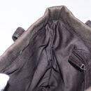 SAINT LAURENT Tote Bag Canvas Black Silver 123435 Auth bs32088-19