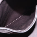 SAINT LAURENT Tote Bag Canvas Black Silver 123435 Auth bs32088-21