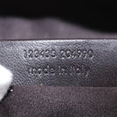 SAINT LAURENT Tote Bag Canvas Black Silver 123435 Auth bs32088-25