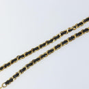 CHANEL Chain Belt metal Gold CC Auth bs32091-10