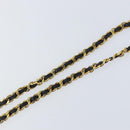 CHANEL Chain Belt metal Gold CC Auth bs32091-11