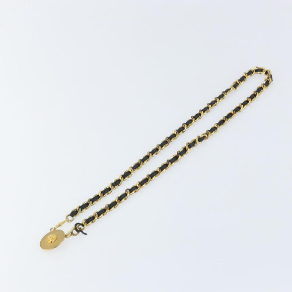 CHANEL Kettingriem metaal Goud CC Auth bs32091