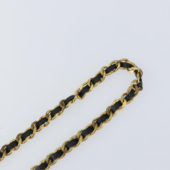 CHANEL Chain Belt metal Gold CC Auth bs32091