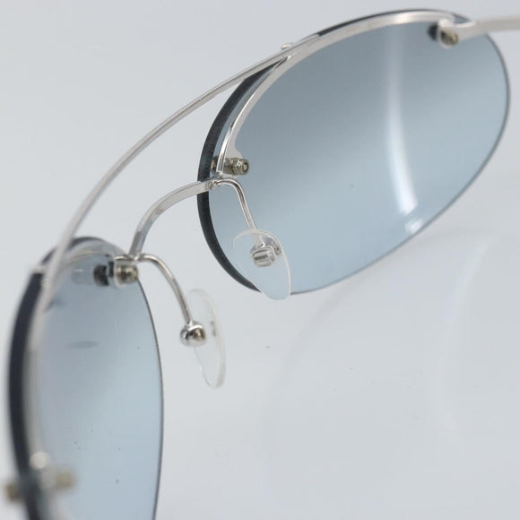 Christian Dior Sunglasses metal Blue Auth bs32094