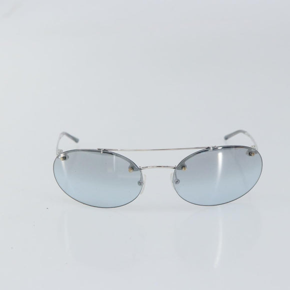 Christian Dior Sunglasses metal Blue Auth bs32094