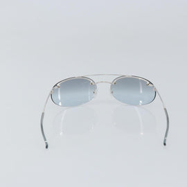 Christian Dior Sunglasses metal Blue Auth bs32094 - 0