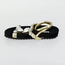 Miu Miu Sandals Leather Suede Black Auth bs32095-6