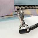 FENDI Zucca Canvas Shoulder Bag Blue Silver Auth bs32097V-8