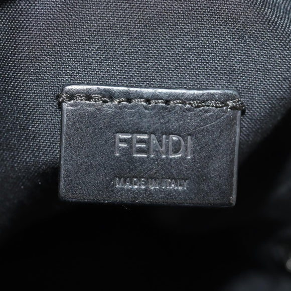 FENDI Zucca Canvas Umhängetasche Blau Silber Auth bs32097V