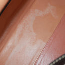 CELINE C Sulky Boston Bag Canvas Brown Gold Auth bs32098-11