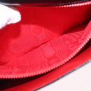 CELINE Clutch Bag Enamel Black Gold Auth bs32100-11