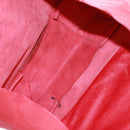 CELINE Horizontalkava Tote Bag Leather Red Gold Auth bs32104-10