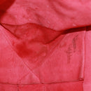 CELINE Horizontalkava Tote Bag Leather Red Gold Auth bs32104-22