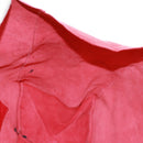 CELINE Horizontalkava Tote Bag Leather Red Gold Auth bs32104-23