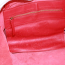 CELINE Horizontalkava Tote Bag Leather Red Gold Auth bs32104-24