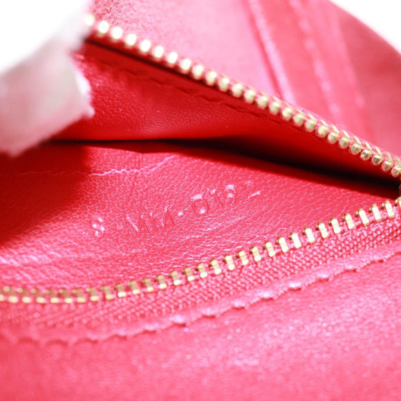 CELINE Horizontalkava Tote Bag Leather Red Gold Auth bs32104