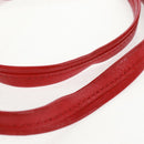 CELINE Horizontalkava Tote Bag Leather Red Gold Auth bs32104-9