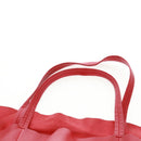 CELINE Horizontalkava Tote Bag Leather Red Gold Auth bs32104-14
