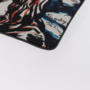 Christian Dior Clutch Bag Nylon RAYMOND PETTIBON Blue Silver Auth bs32109-11